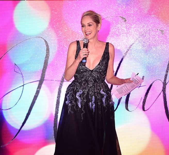 Sharon Stone in Tony Ward Couture